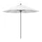 California Umbrella 9' Black Aluminum Market Patio Umbrella, Olefin White 194061335567 - alternate 1